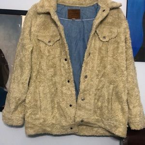 Fleece lucky brand jacket